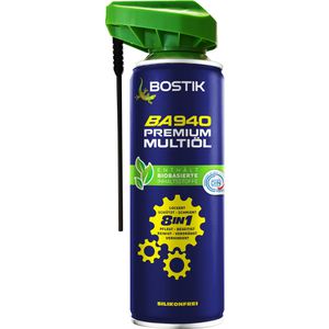 Bostik Multifunktionsöl 30624990, BA940 Premium Multiöl, silikon-, PTFE- und Harzfrei, für innen & außen, Spray 300 ml