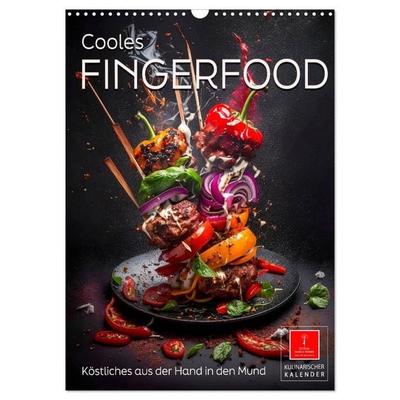 Cooles Fingerfood (Wandkalender 2026 DIN A3 hoch), CALVENDO Monatskalender