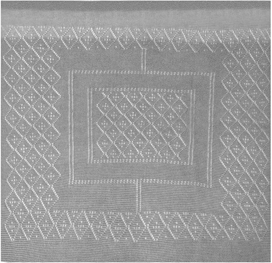 INF Élégante Écharpe Crochetée en Polyester : Chaleureuse, Polyvalente et Élégante pour les Affaires et les Loisirs Gris