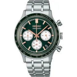Seiko Conceptual Series Quarz-Chronograph SSB481P1 - grün,silber - 38,7mm