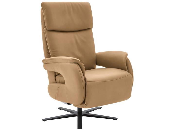 Dieter Knoll Relaxsessel, Honig, Metall, Echtleder, Nappaleder, Longlife-Leder, 70x117x85 cm, Fußauswahl, Lederauswahl, Stoffauswahl, Liegefunktion, Wohnzimmer, Sessel, Relaxsessel
