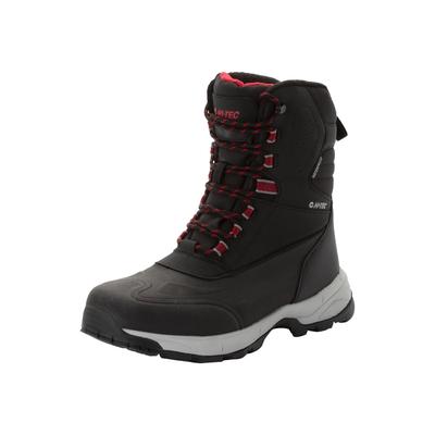 Winterstiefel HI-TEC "Cairngorm 200 WP", Damen, Gr. 41, schwarz (schwarz, rot), Synthetik, mehrfarbig, Schuhe Winterstiefel, Snowboots, Winterboots, Winterschuhe, mit 200g Thinsulate Isolierung