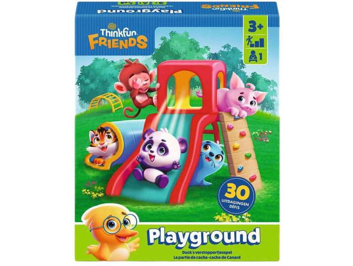ThinkFun Friends: Playground - Gezelschapsspel - Educatief - Tweetalig (Frans/Nederlands)