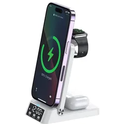SIGN 3-in-1 Stand (24 W), Wireless Charger, Weiss