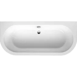 Raumspar Badewanne Edena 1800x580x790mm Farbe: Weiss inkl. Wassereinlauf Evenes