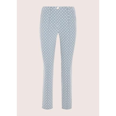 MADELEINE "Jerseyhose Jacquardhose mit grafischem Muster" Jacquardhose mit elastischem Bund