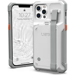 UAG Workflow Battery Case (Apple iPhone 12, Apple iPhone 12 Pro), Smartphone Hülle, Weiss, Grau