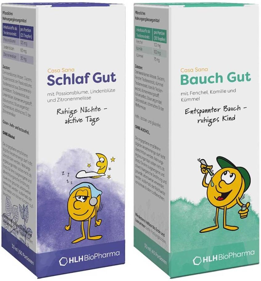 Casa Sana Schlaf Gut 30ml + Bauch Gut Tropfen 30ml 1Pck