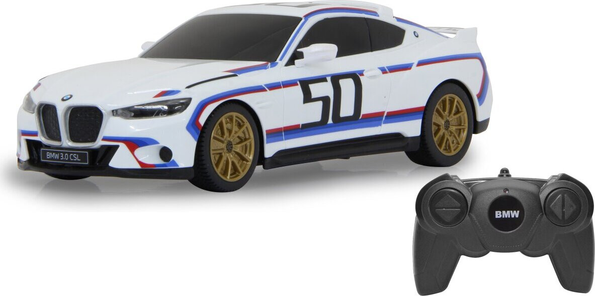 Jamara BMW 3.0 CSL schaalmodel 1:24 wit 2,4 GHz