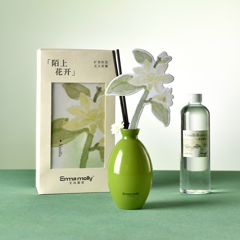 Emma Molly Blossom on the Path Aroma Diffuser met Geurstokjes - Vanille en Warme Tak