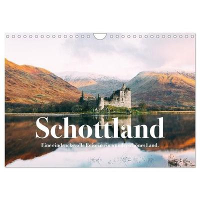 Schottland - Eine eindrucksvolle Reise in ein wunderschönes Land. (Wandkalender 2027 DIN A4 quer), CALVENDO Monatskalender