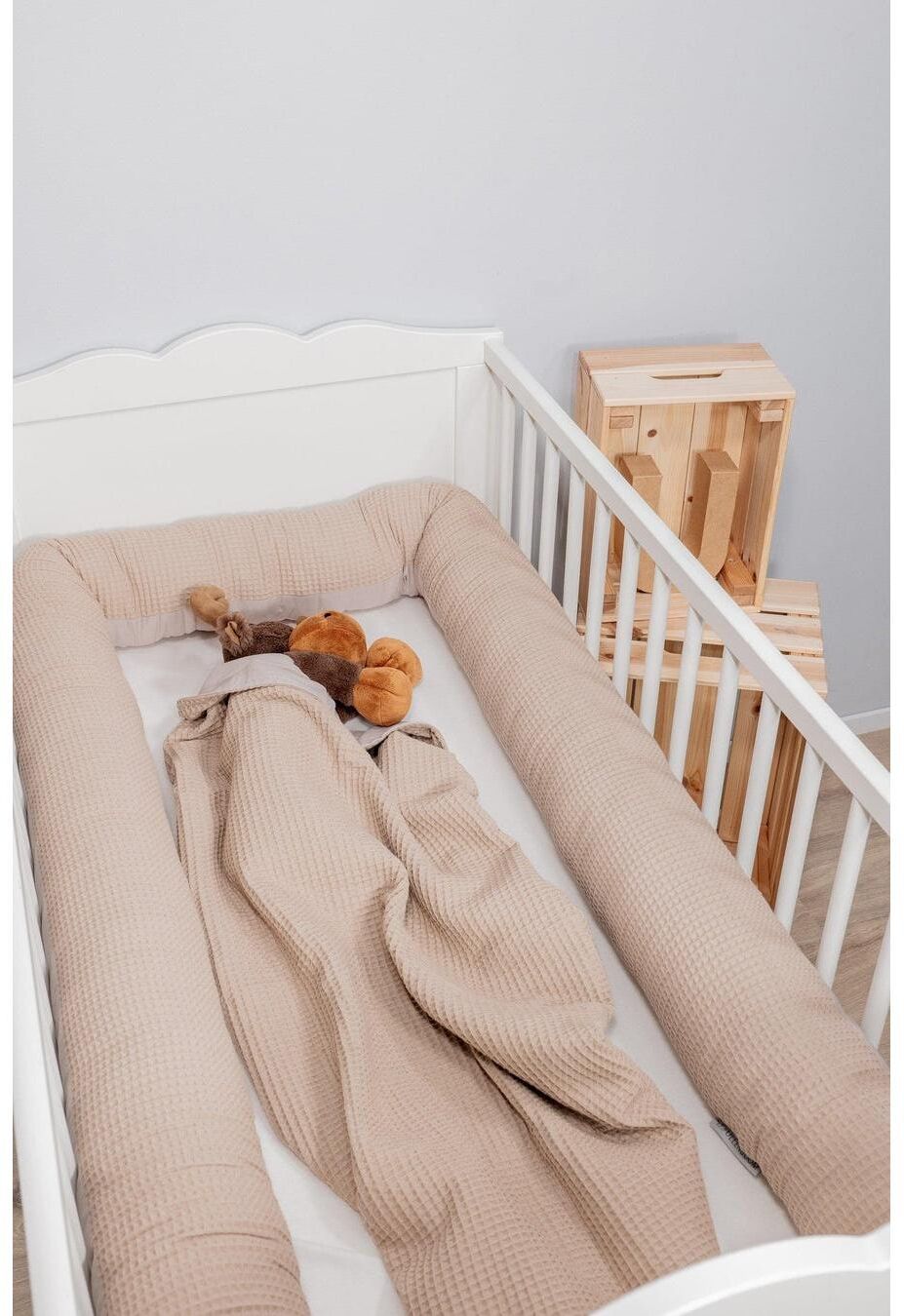 Bettnestchen ULLENBOOM , Baby, beige (natur), Obermaterial: 100% Baumwolle, Bettnestchen Bettnestchen natur Einheitsgröße