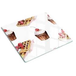GLASPLATTE 60x52 cm Nachtisch