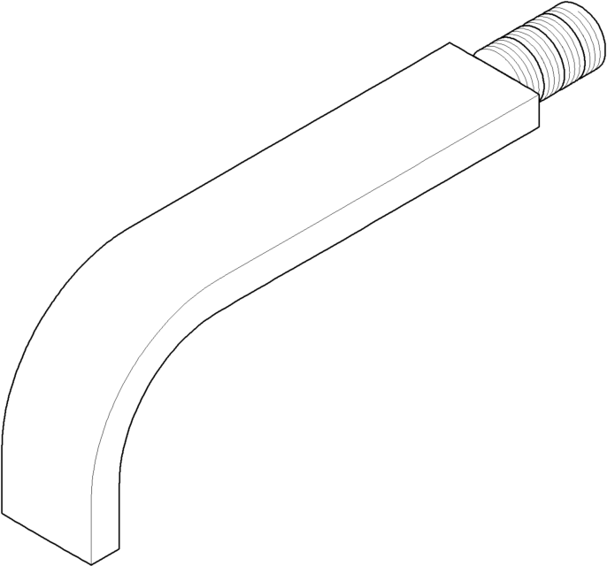 Dornbracht Auslauf EHM-WT- Wand MEM 04282215010-06 170 x 35 x 11_platin matt