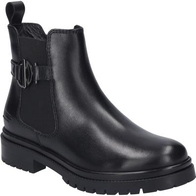 Stiefelette JOSEF SEIBEL "Stacey 04, schwarz", Damen, Gr. 37, schwarz, Obermaterial: 100% Rindsleder Leather cow., Schuhe Stiefelette