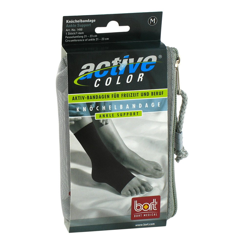 Bort GmbH Bort Activecolor Knöchelbandage M schwarz 06914847