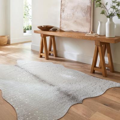 Alexander Home Clayton Faux Cowhide Area Rug