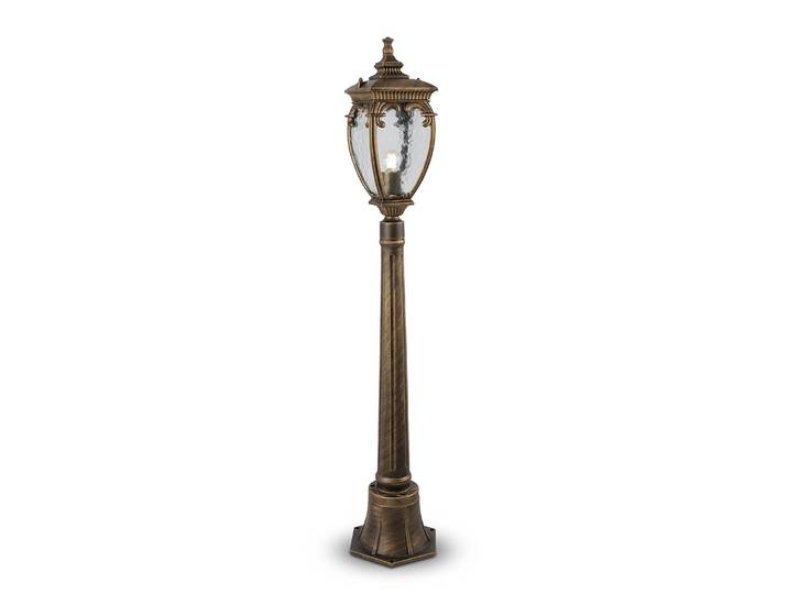 Borne lumineuse Fleur - Type B Ø 15cm Doré/Doré