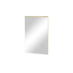 Spiegel 60 x 89 cm Odessa , holzfarben , Glas,Aluminium,Holzwerkstoff , Maße (cm): B: 60 H: 89 T: 2.2