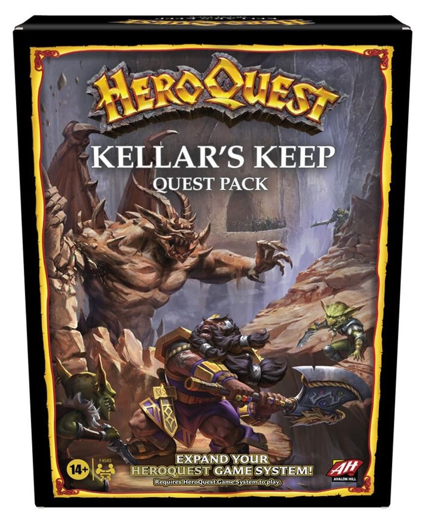 Hasbro Gaming Avalon Hill HeroQuest Kellar's Keep bordspeluitbreiding