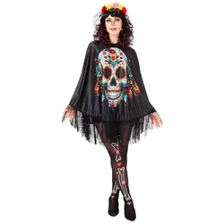 buttinette Poncho "La Catrina" für Damen