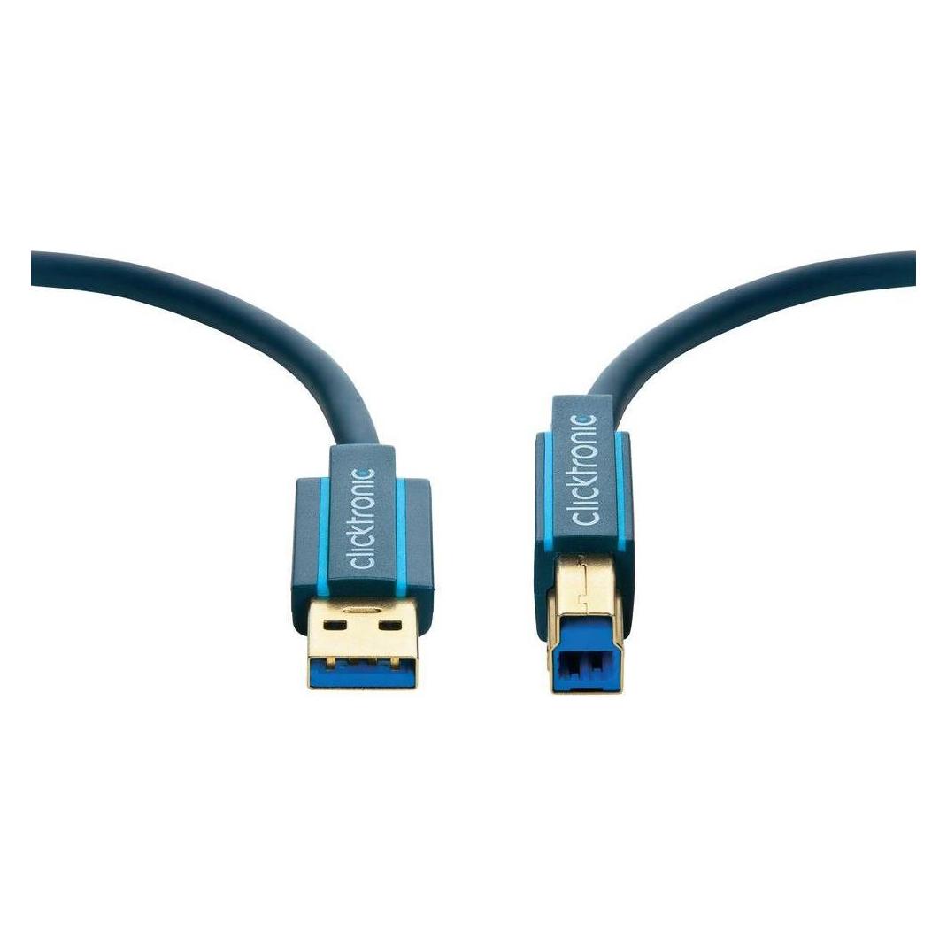 clicktronic USB-A - USB-B SuperSpeed (1.80 m, USB 3.2 Gen 1) (70092)