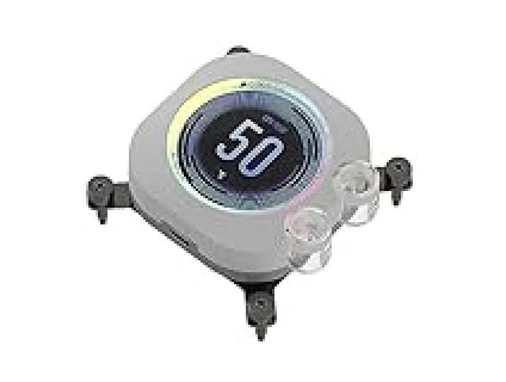 CORSAIR XC7 RGB ELITE LCD Waterblock pour Processeur - Écran LCD 480x480 - 31 LED RGB - USB-C - Compatible avec Intel LGA 1700, AMD AM5 et plus - Blanc