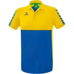 erima Six Wings Poloshirt new royal/gelb XXL