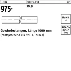 Gewindestange DIN 975 M42x 1000mm 10.9 1 Stück
