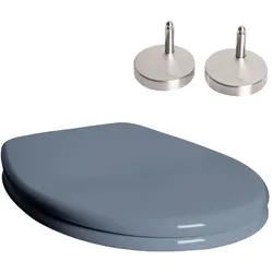 Jet-Line WC Sitz mit Softclose Toilettensitz grau WC-Sitz Toilettendeckel WC-Deckel