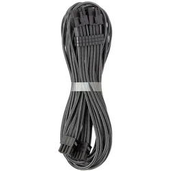 CableMod C-Series Pro ModMesh Bridged Anschlusskabel - 8+8-Pin PCIe, carbon, 60cm (60 cm, PCIe), Interne Kabel (PC)