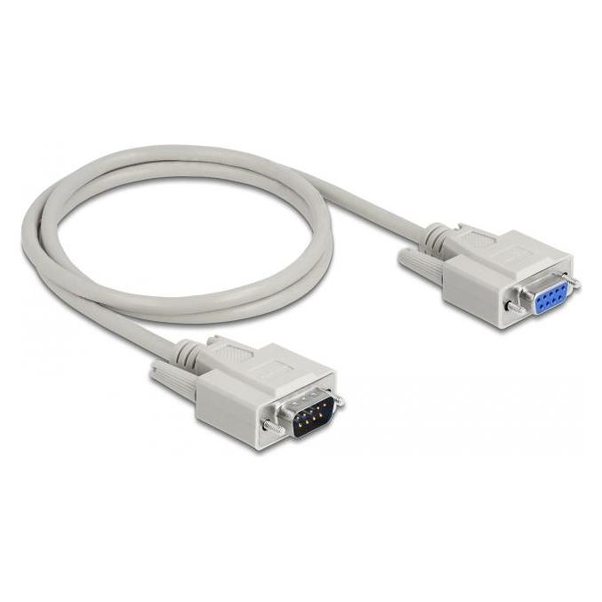Delock Verlängerungskabel seriel DB9 St.-Bu. 1m (1 m, VGA) (82984)