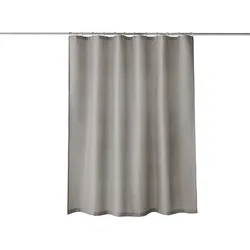Signature by Kleine Wolke Duschvorhang TXT, Griglia Platin, 180x200 cm