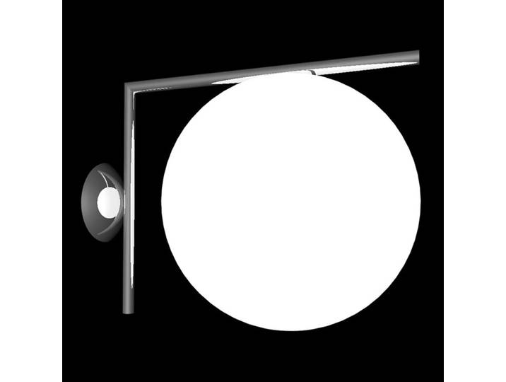 IC C/W2 Deckenleuchte/Wandleuchte Matt Schwarz - Flos - Wohnzimmer - Design - Glas - Kugel