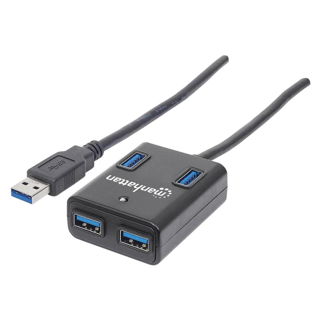 Manhattan SuperSpeed (USB-C, 4 Ports) (162296)