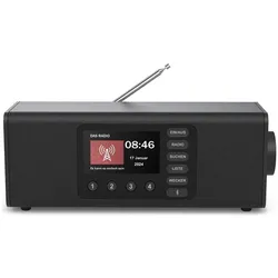 Hama DR2002 (DAB, DAB+, FM, Bluetooth), Radio, Schwarz