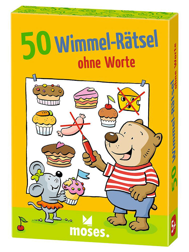 moses. Kartenspiel "50 Wimmel-Rätsel ohne Worte" - ab 5 Jahren - onesize
