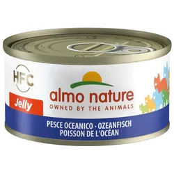 Almo Nature HFC Jelly 70g Dose Katzennassfutter 24 x 70 Gramm Ozeanfisch