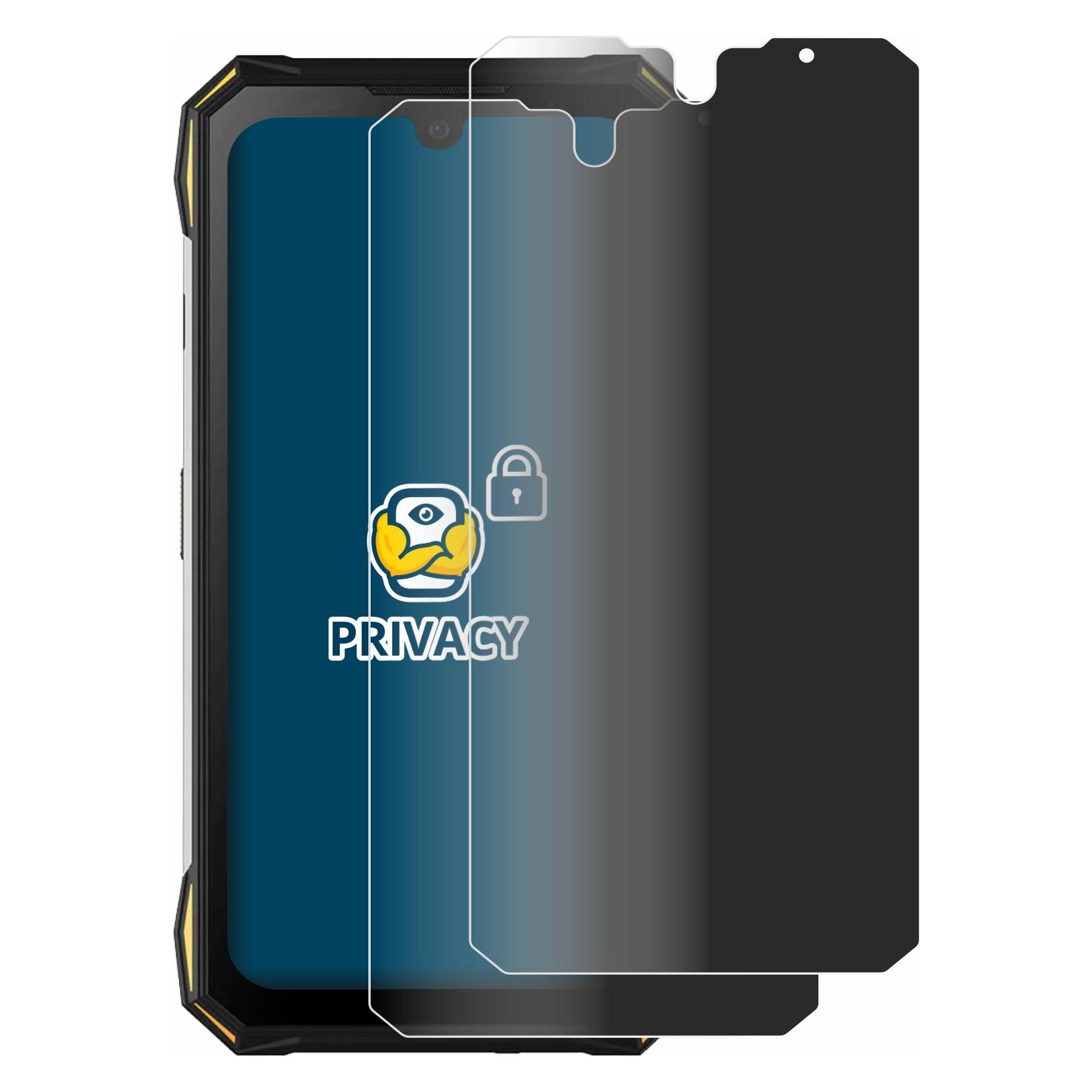 Brotect Sichtschutzfolie Anti-Spy Privacy Folie Blaulicht-Schutz (Doogee S89 Pro) (4345484)