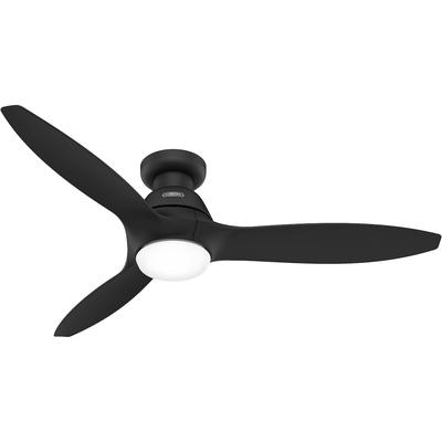 Hunter DC Deckenventilator Calabasas LP Schwarz mit LED 132