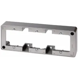 Berker 10316086 Aufputz-Rahmen 3fach anthr. lackiert