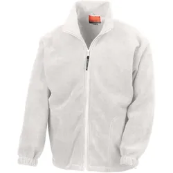 Result Herren Schwere Fleece Jacke Sweatjacke R036X white XL