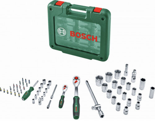 Bosch Coffret de cliquets 60 pieces 1/4” + 1/2” 1600A039J8