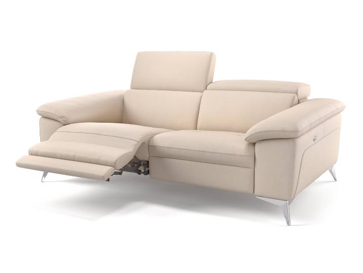 Leder 2-Sitzer Ledercouch italienisch STELLA