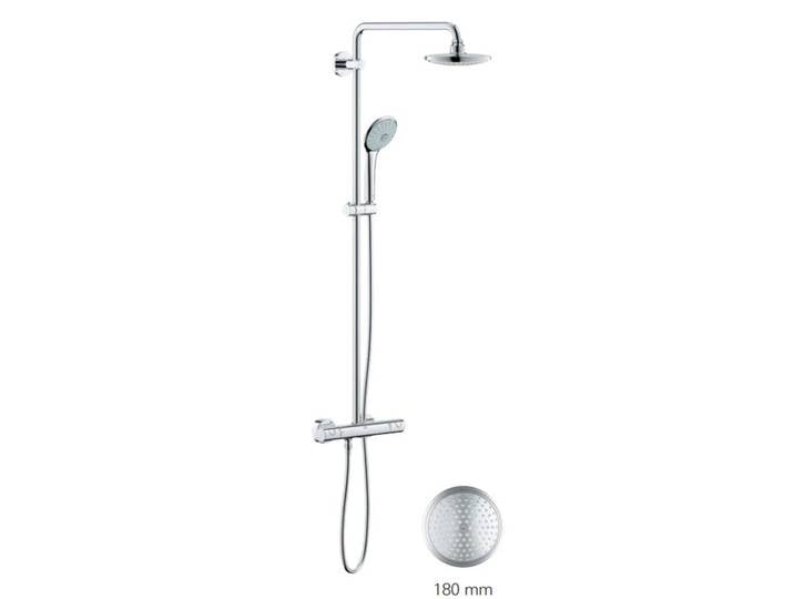 Euphoria System 180 Colonne de douche avec mitigeur thermostatique + Nettoyant GrohClean Offert (27296001)