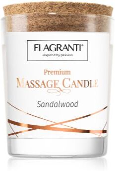 Flagranti Massage Candle Sandal Wood vela de massagem 70 ml. Massage Candle Sandal Wood