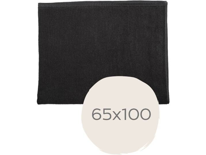 Saunatuch WEWO FASHION 9522 , schwarz (anhtracite), B:65cm L:100cm, Frottier, Baumwolle, Handtücher, Saunatuch, extrem leicht