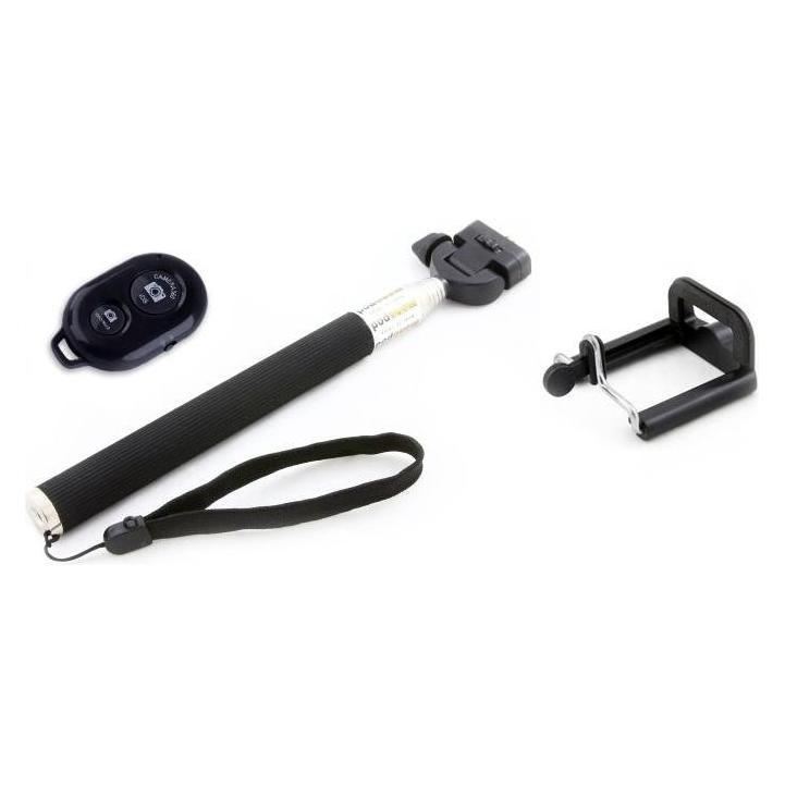 Xrec Selfie stick ZESTAW - MONOPOD / WYSIĘGNIK + PILOT do TELEFON SMARTFON / SELFIE (SB3010)