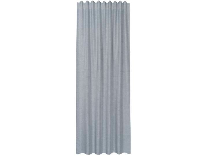 Gardine Georgia , grau (blau), B:140cm H:245cm, Polyester, HOME LIVING BY GERSTER, Gardinen, Gardine, SB-Schal Georgia mit Kombiband