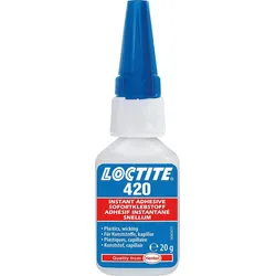 Sofortklebstoff für Kunststoffe LOCTITE 420 (kapillar) 20g Dosierflasche